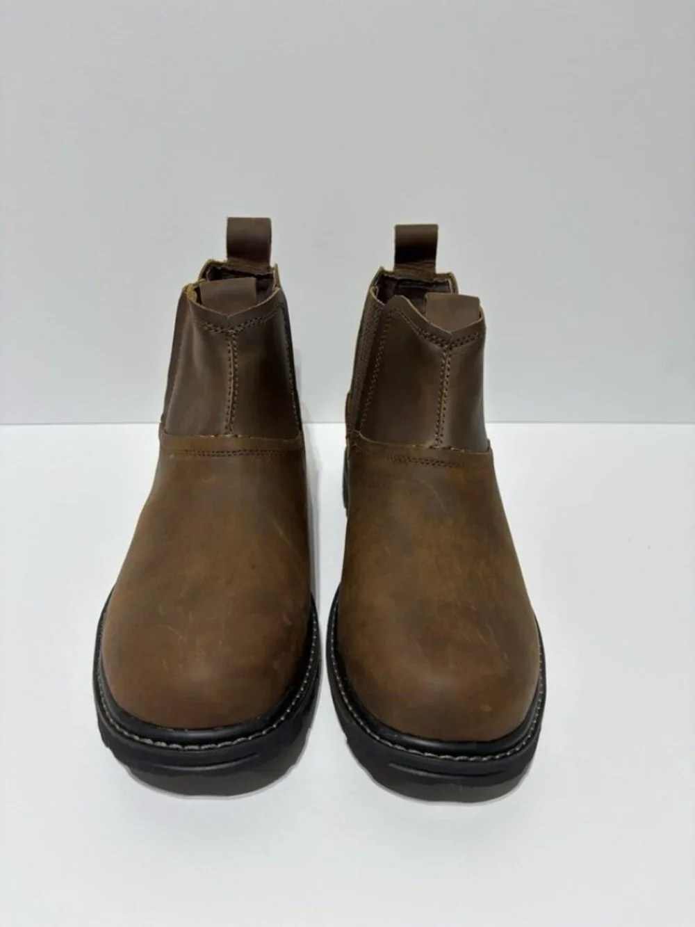 Skechers Men’s Blaine Olsen Brown Ankle Boots, Size 10.5 M